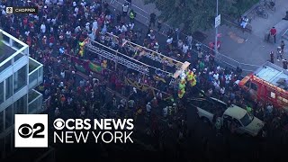 Jouvert 2024 underway in Brooklyn before West Indian Day Parade [upl. by Carie]