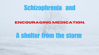 Schizophrenia and why I encourage medication [upl. by Hadias]