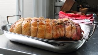 Boneless Whole Turkey for Thanksgiving  How to Bone Stuff amp Roast a Whole Turkey [upl. by Shanks]