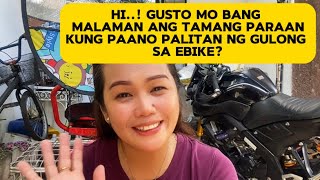 Paano Magpalit Ng Gulong Sa Ebike NWOW ERV 48vlts  How To Change EBike TiresTagalog [upl. by Nyla]