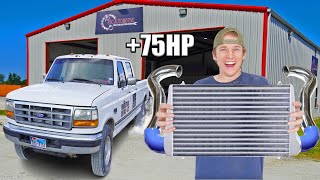 I Intercooled My Non Intercooled 73L Powerstroke [upl. by Gabor]