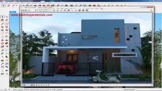 vray sketchup exterior vray 20 for sketchup [upl. by Nicole]