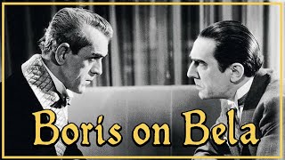 Boris Karloff talking about Bela Lugosi [upl. by Oiramaj]