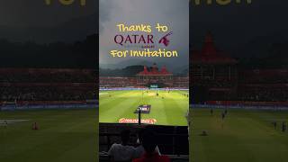 Qatar Airways invite me for RCBvsPBKS match viral ytshorts trending shorts youtubeshorts ipl [upl. by Coit]