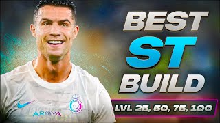 NEW BEST STRIKER BUILD FOR LVL 255075 amp 100  EAFC 24 Clubs [upl. by Ikim8]