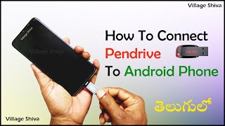 How to connect pendrive to android phone in telugu connect pendrive to phone OTG Cable price otg [upl. by Bergmans416]