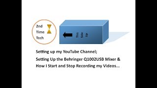 Setting Up Behringer Q1002USB Mixer and How I Start and Stop Recording my Videos [upl. by Enialehs840]