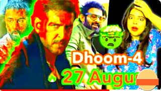 Dhoom 4 Announcement Date 27 August  New Movie Hiritk Roshan Ranbir kapoor and pirbhas 😱 [upl. by Nollahp]