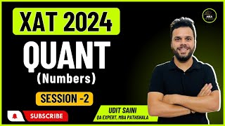 Day 02  XAT 2024  Crash Course  Quant Session 02  Udit Saini  Numbers [upl. by Hadden]