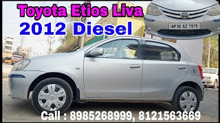 Toyota Etios Liva  8985268999  8121563669  Second Hand Cars In Hyderabad [upl. by Asiak]