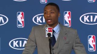 Kia Rookie of the Year Damian Lillard Speech [upl. by Aip]