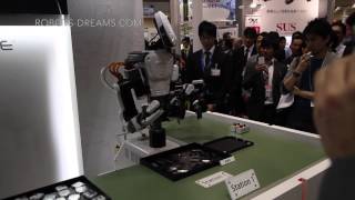 IREX 2013 Kawada NEXTAGE Robotics [upl. by Eillat400]