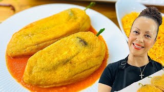 Como Hacer Los MEJORES CHILES RELLENOS Paso a Paso [upl. by Nosle298]