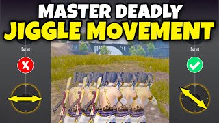 Improve Jiggle Movement  Learn Jiggle like JONATHAN  Make your movement Fast in BGMI  PUBG Mobile [upl. by Nnyltak]