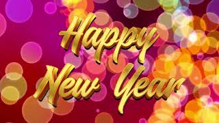 Happy New Year Screensaver  Festive New Year Screensaver  HD  1HR [upl. by Sucramaj]