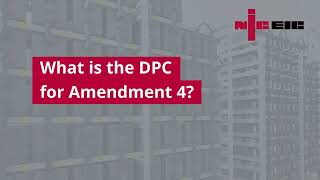 What is the DPC for Amendment 4 [upl. by Llekram]