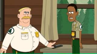 Brickleberry Woody fegyver nélküli tisztelet [upl. by Ebeneser]