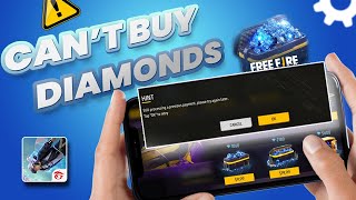 How to Fix Payment Error in Free Fire on iPhone  Cant Buy Diamonds on FF [upl. by Spiro]