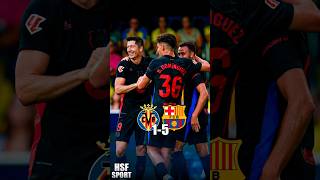 Barcelona ganó 51 vs Villarreal con goles de Lewandowski Pablo Torre y Raphinha futbol shorts [upl. by Natan627]