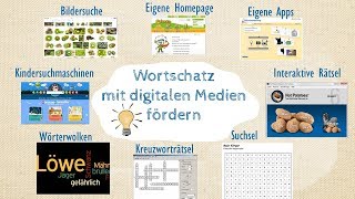 Wortschatz mit digitalen Medien fördern 8 kostenlose Tools für Ihren Unterricht [upl. by Hahsi95]