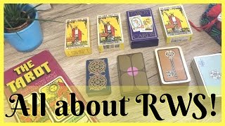 The Rider Waite Smith Tarot Deck  Comparison amp Clones allaboutRWS [upl. by Llemrej]