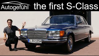 The very first Mercedes SClass W116 FULL REVIEW 350 SE V8 1979  Autogefühl [upl. by Ceevah]