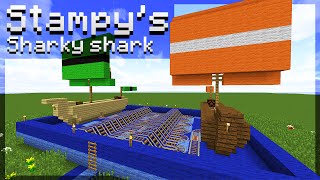 How to build Stampys Sharky Shark  Minecraft Tutorial [upl. by Eph973]