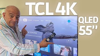 Pantalla TCL 55quot con Google TV mira todo lo que ofrece [upl. by Ahaelam]