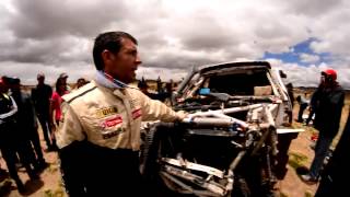 Pato Silva luego del Vuelco E7 Dakar 2015 [upl. by Lewan]