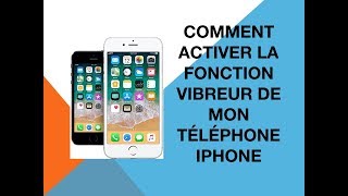 Comment activer la fonction vibreur de mon téléphone iPhone [upl. by Ezmeralda810]