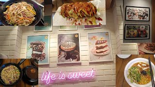 We tried Ramen 🍜  Corn dog waffles amp more  3 idiots having fun  Food review  VLOG [upl. by Tiffie804]