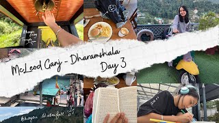 Travelling Solo  McLeod Ganj  Dharamshala  Day 3 Vlog  Bhagsu Nag temple amp waterfall 🛕 🌊 [upl. by Letnahs717]