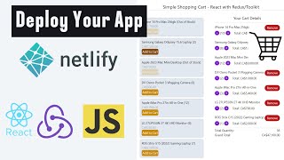 Deploy a React Application on netlify [upl. by Dich]