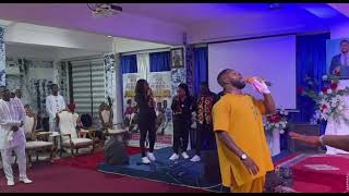 Apostle OkO Hackman’s son🙏🕊️ brought down Gods presence🔥😭😭 a birthday celebration 🕊️🔥 [upl. by Leanard751]