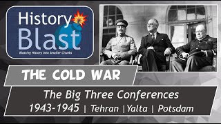 Reel America quotThe Yalta Conferencequot  1945 [upl. by Aissatsana218]