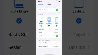 iPhone Telefonlarda Kilit Ekranı Bildirim Gizleme Nasıl Yapılır [upl. by Durtschi615]