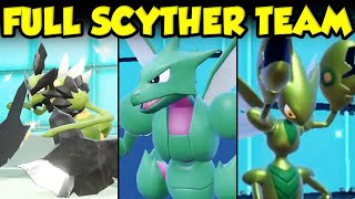 SCIZOR SWEEPS HACKED FULL SCYTHER EVOLUTION TEAM [upl. by Yraek]