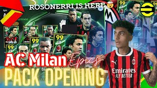 I OPENED THE AC MILAN EPICS IN EFOOTBALL 2025 🛑🤯😎 efootball2025 pesmobile acmilan packopening [upl. by Kuo]