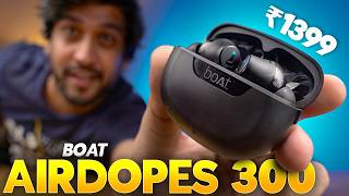 Best TWS Earbuds Under ₹1500 VALUE FOR MONEY ⚡️ boAt Airdopes 300 Review [upl. by Adnamra522]