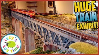 HUGE MODEL TRAIN EXHIBIT Houston Train Museum [upl. by Aggy510]