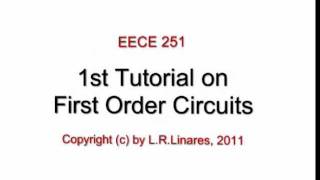 Transient Response FirstOrder RL Circuit 3 [upl. by Nissensohn307]