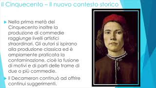 Letteratura Italiana  Il Cinquecento  Il contesto storico 1 [upl. by Howie]