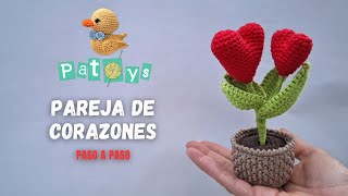 CORAZONES A CROCHET [upl. by Lucian]