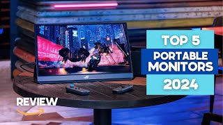 TOP 5 Best Portable Monitors of 2024 Review [upl. by Abbub]