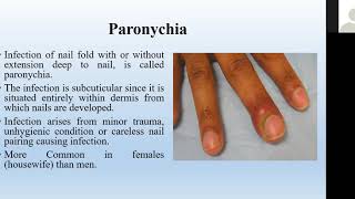 Lecture on Planter Corn callosity and Paronychia [upl. by Zebulon]