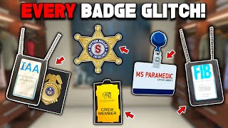 How To Get Every Badge Glitch In GTA 5 Online [upl. by Seravaj]