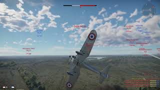 French Fighter Destroys German Bf109 Fighter  War Thunder [upl. by Bachman]