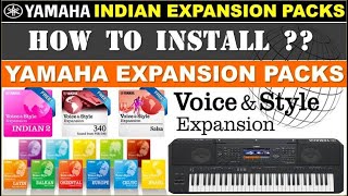 Yamaha Indian Expansion Pack  How to Install Expansion Packs in Yamaha PSRSX700  Video Tutorial [upl. by Ck]