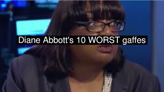 Diane Abbotts 10 WORST gaffes [upl. by Hairas]