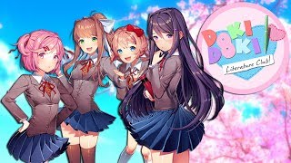 A TOTALLY NORMAL GAME NOTHING SUSPICIOUS AT ALL  Doki Doki Literature Club  Part 1 [upl. by Yecram513]